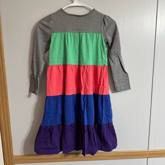 Hanna Andersson Colorblock Dress Size 8 - Picture 2 of 8